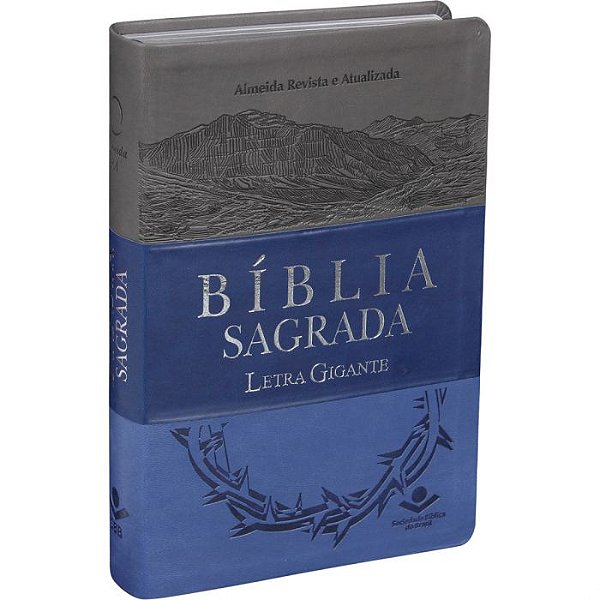 Bíblia Sagrada - ARA - Letra Gigante - Índice Lateral - Tritone/Azul