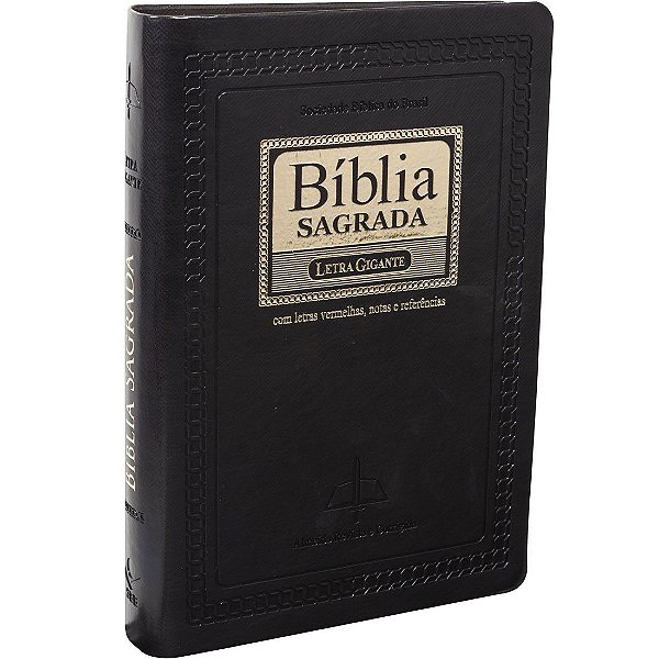 Bíblia Sagrada - ARC - Edição Especial - Letra Gigante - Índice Lateral - Preto Nobre