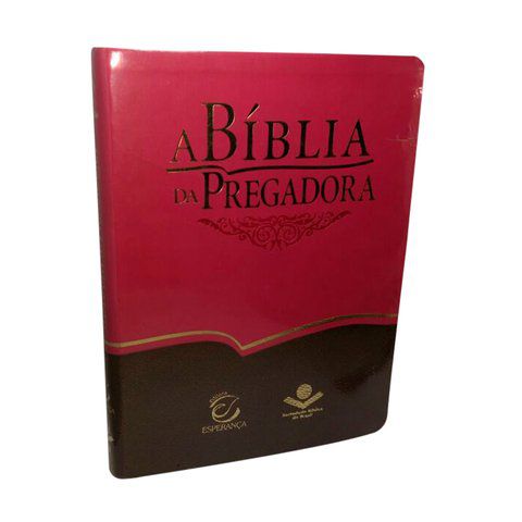 A Bíblia da Pregadora - Revista e Atualizada - Grande (Pink/Marrom)