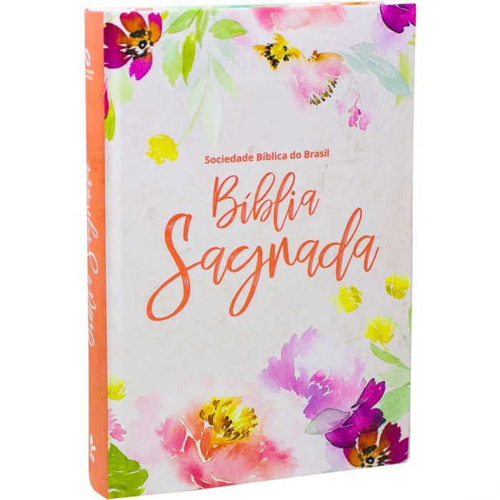 Bíblia - Nova Almeida Atualizada - NAA - Letra Grande - Floral