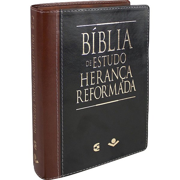 Bíblia de Estudo Herança Reformada - Preta/Marrom