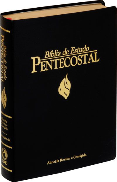 Bíblia de Estudo Pentecostal Grande - (Luxo/Preta)