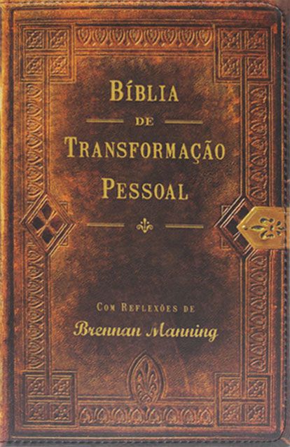 Bíblia de Transformação Pessoal - Estampada Marrom - (Mundo Cristão)