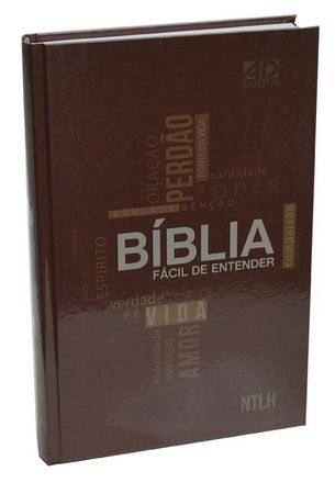 Bíblia Fácil de Entender - Capa Dura - NTLH -  Marrom
