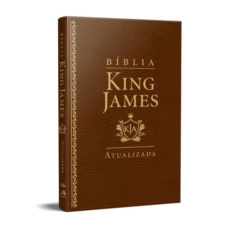 Bíblia King James Atualizada - KJA - Slim - Capa Luxo  Marrom