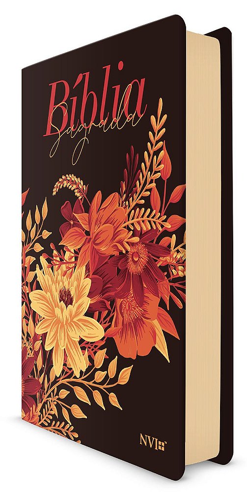 Bíblia NVI - Buquê Preta - Letra Gigante