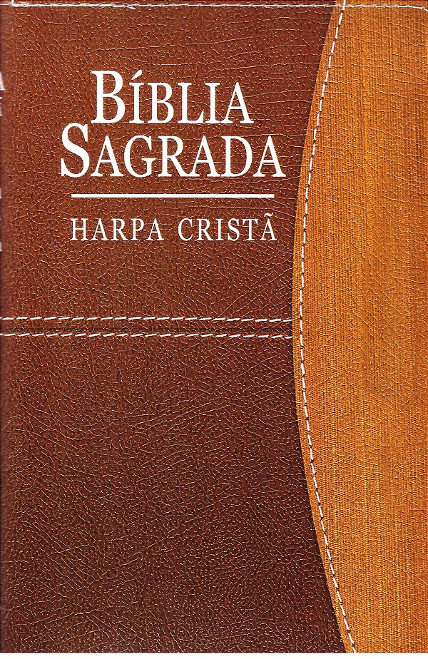 Biblia Sagrada com Harpa Cristã - ARC - Letra Grande (Bicolor Marrom)