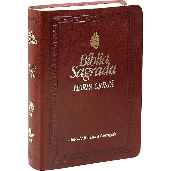 Bíblia Sagrada Fonte de Bênçãos - com Harpa Cristã - Letra Maior -  ARC - Marrom
