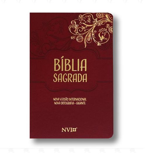 Bíblia Sagrada NVI - Letra Gigante - Nova Ortografia - Vermelha
