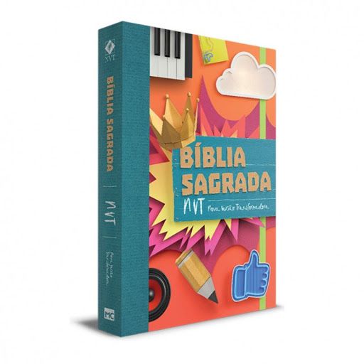 Bíblia Sagrada NVT - Letra Grande - Colagem - Capa Dura