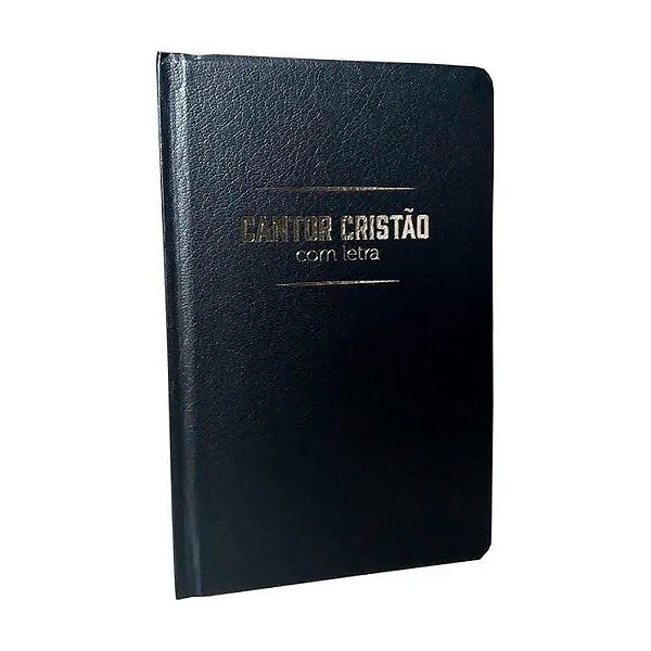 Cantor Cristão Com Letra - Preta