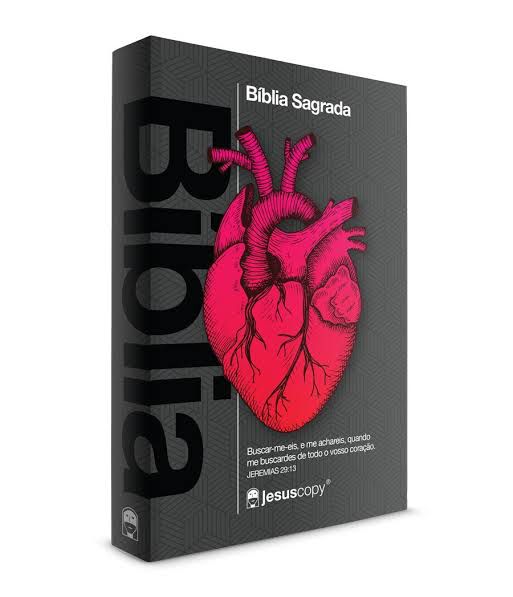 MINI Bíblia Sagrada JesusCopy - NAA - Coração