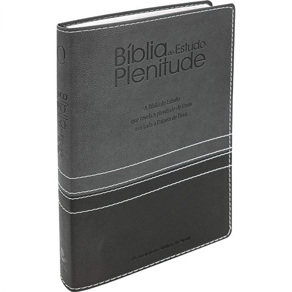 Bíblia de Estudo Plenitude - ARA - Preto e Cinza - Grande