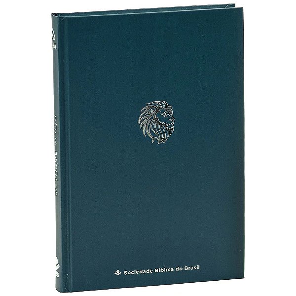 Bíblia Sagrada Indigo - Capa Dura - Azul Petróleo - NAA