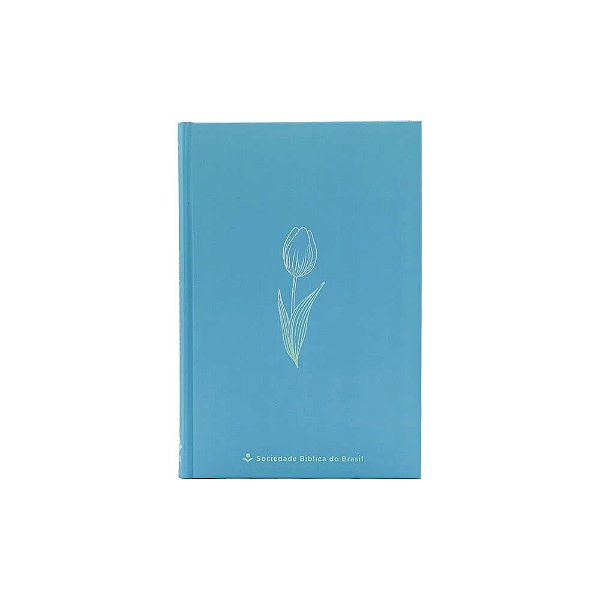 Bíblia Sagrada - NAA - Light Blue - Capa Dura - Flower