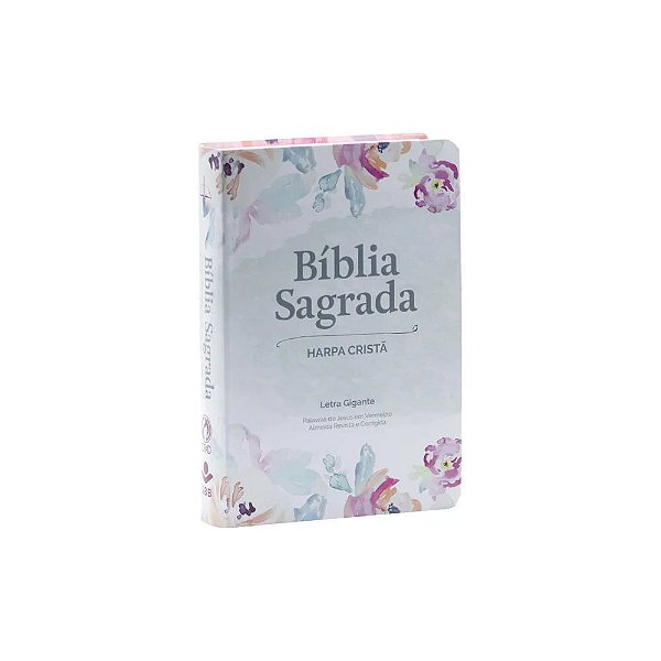 Bíblia Sagrada - ARC -  Letra Gigante com Harpa Cristã - Aquarela