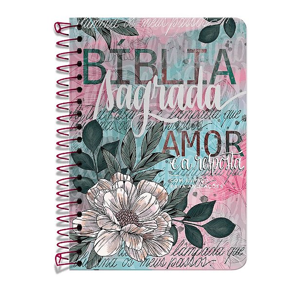 BÍblia Anote - NVI - Flor Artística