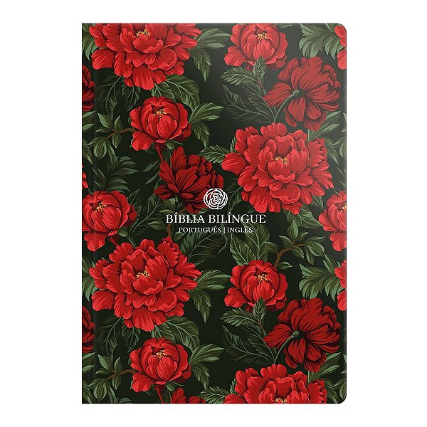 Biblia Sagrada - NVT - Bilíngue - Aroma de Rosas