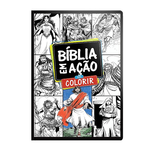 Bíblia em ação para colorir