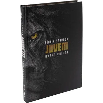Bíblia Sagrada - ARC - Com Harpa Cristã - Capa Leão