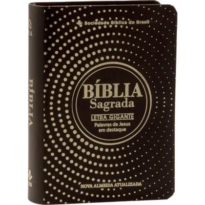 Bíblia Sagrada - Letra Gigante - Palavras de Jesus em destaque - NAA - Marrom