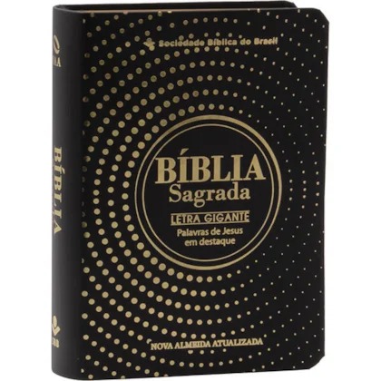 Bíblia Sagrada - Letra Gigante - Palavras de Jesus em destaque - NAA - Preta