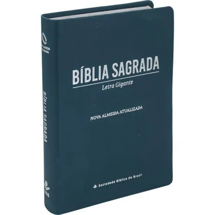 Bíblia Sagrada - NAA - Letra Gigante - Azul