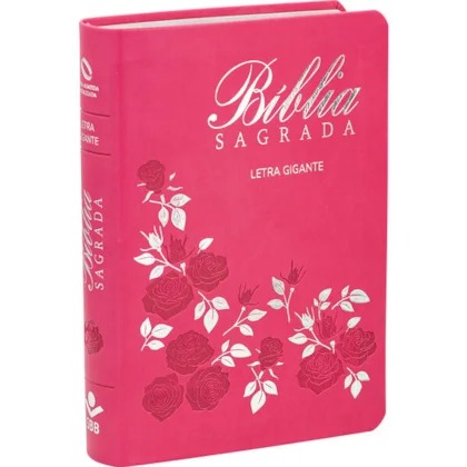 Bíblia Sagrada - NAA - Letra Gigante - Com Indice - Pink