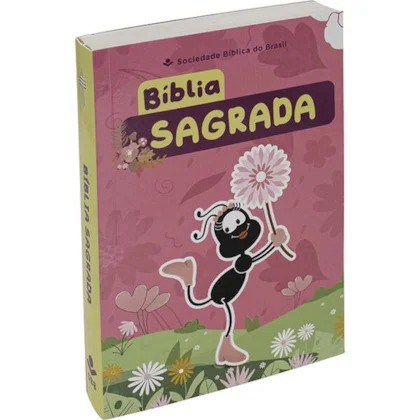 Bíblia Sagrada Smilingüido NTLH - Capa Brochura - Rosa