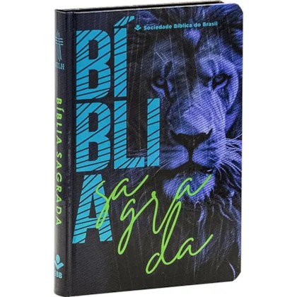 Bíblia Sagrada NTLH - Leão azul