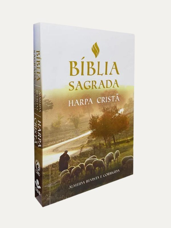 Bíblia Sagrada RC, com Harpa - Rebanho Bege