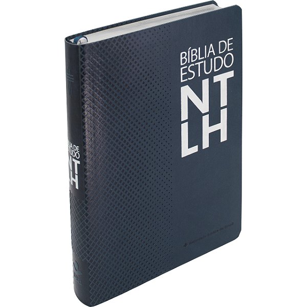 Bíblia de Estudo NTLH | SBB | Bíblia de Estudo NTLH - Capa em couro sintético, azul: Nova Tradução na Linguagem de Hoje