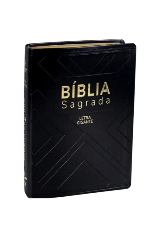 Bíblia Sagrada NAA, Letra Gigante, com índice, Capa Couro Sintético Preta