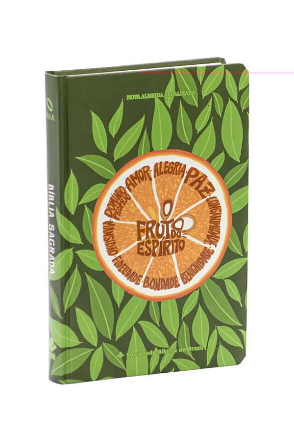 Bíblia Fruto do Espírito NAA - Letra Regular - Capa Dura Verde