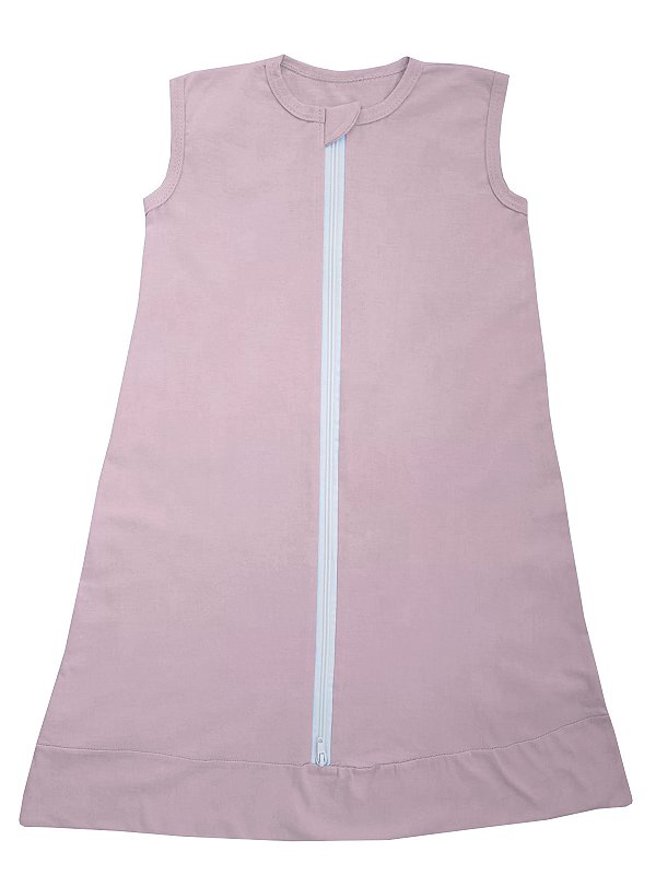 Saco de Dormir Bebê Malha Fria Rosa Ideal para o Verão