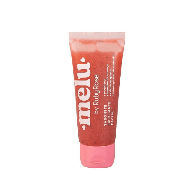 Sabonete Esfoliante Ruby Rose Melu 75g