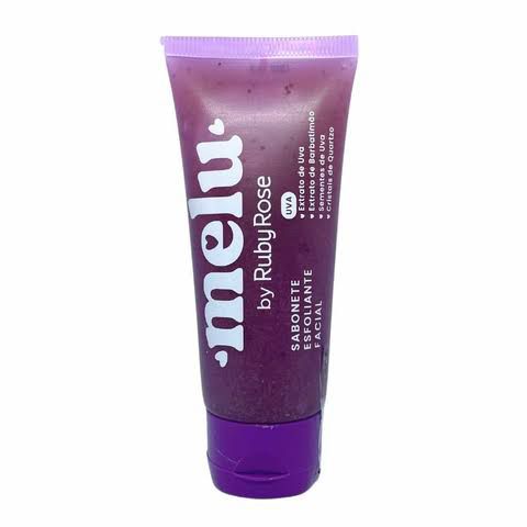 Sabonete Esfoliante Facial Uva - Ruby Rose Melu 75g