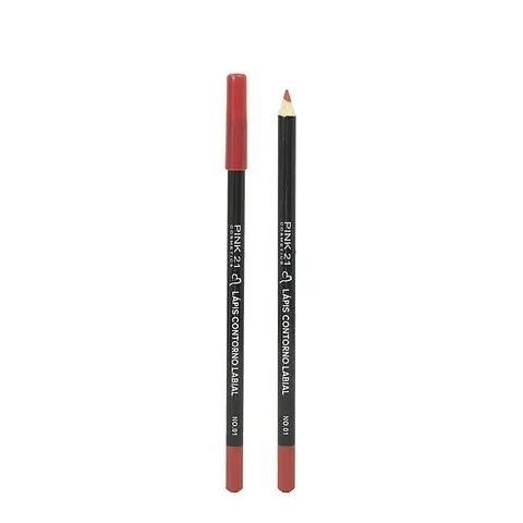 Lápis Contorno Labial cor 01 Vermelho - Pink 21