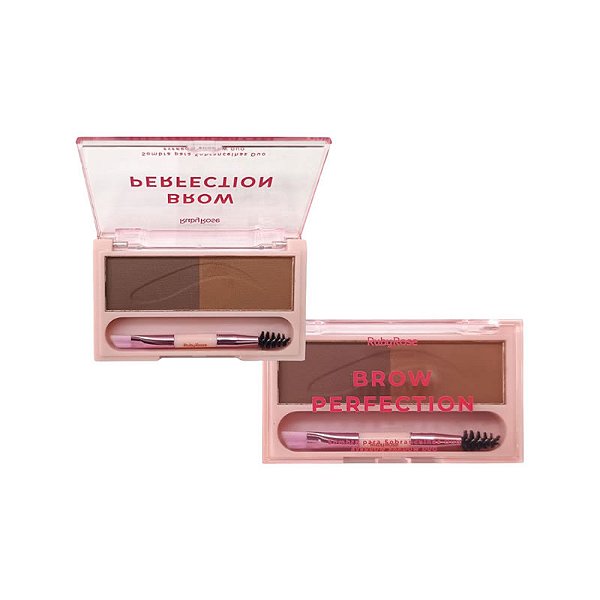 Paleta de Sombras para Sobrancelhas Brow Perfection cor Duo 03 - Ruby Rose