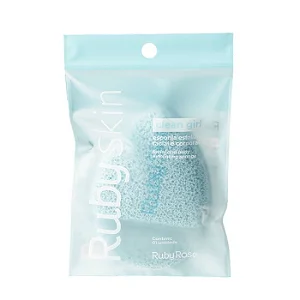 Esponja Esfoliante Facial e Corporal Clean Girl cor Azul Ruby Skin - Ruby Rose