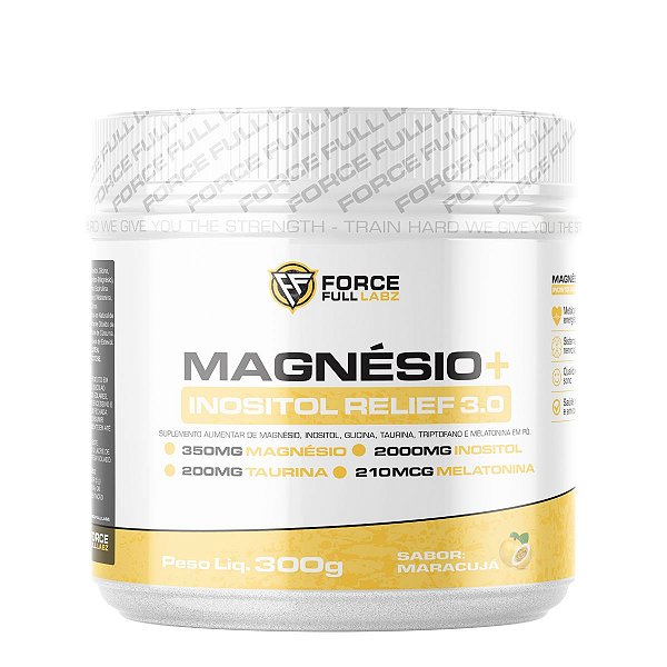 Magnésio + Inositol Relief 3.0 - Force Full Labz