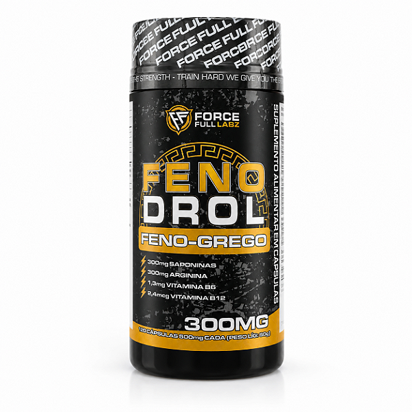 Fenodrol 100% Feno Grego, Arginina, Vit B6 B12 - 120 Cápsulas | Force Full Labz
