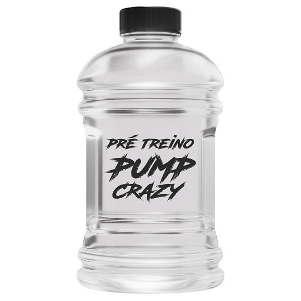 Galão Pump Crazy 960ml -transparente