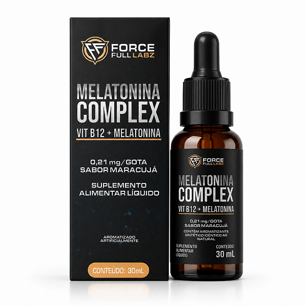 Melatonina Complex Formula Metilcobalamina + Melatonina 30ml - Force Full Labz