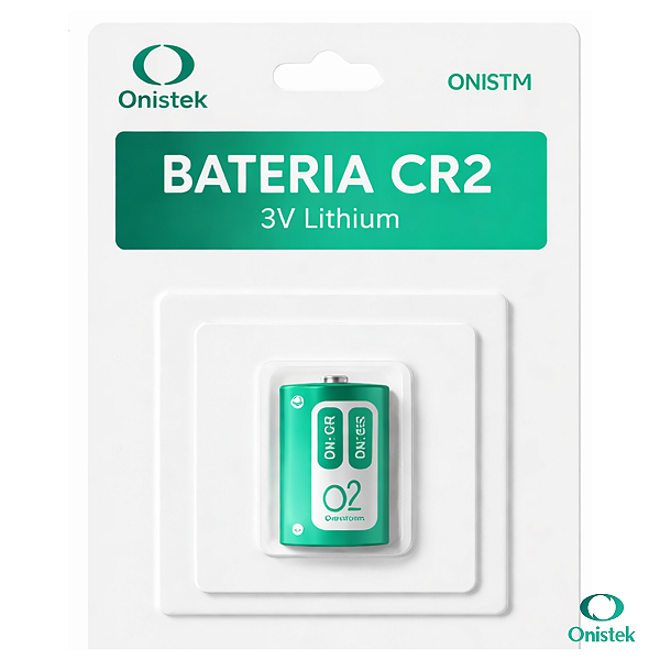Pilha Bateria Cr2 Original Onistek Lithium 3v - 1 Unidade