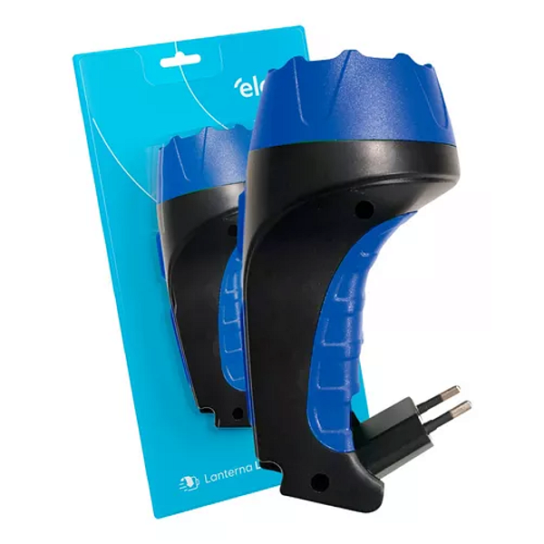 Lanterna Led Recarregável Bivolt De Alta Potência 1w 500mAh Elgin