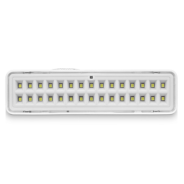 Luminária de Emergência 30 LEDS 2W 6500K Bivolt Branca Fria Elgin