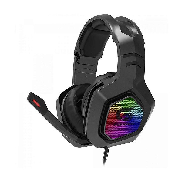 Headset Gamer Fortrek Black Hawk Rgb Preto