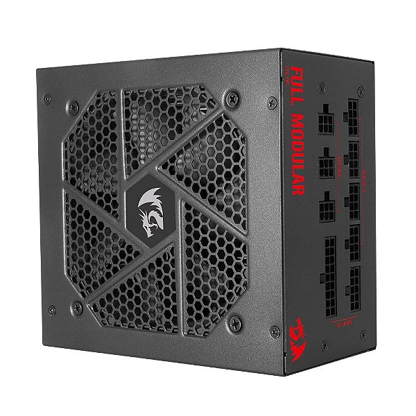 Fonte Gamer Redragon 750 Watts Full Modular 80 Plus Gold