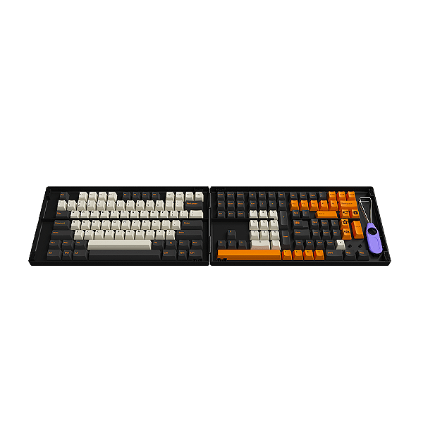 Keycaps Akko Cherry Double Shot Kit 229 Teclas Carbon Retro